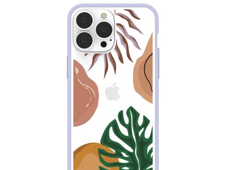 Clear Abstract Botanics iPhone 13 Pro Max Case With Lavender Ridge Discount