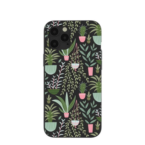 Black Indoor Garden iPhone 12 Pro Max Case For Cheap