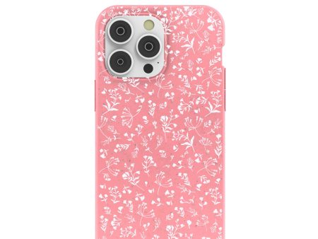 Bubblegum Pink Dreamy Meadow iPhone 14 Pro Max Case Sale