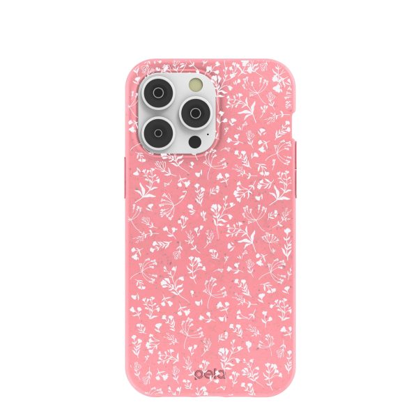 Bubblegum Pink Dreamy Meadow iPhone 14 Pro Max Case Sale