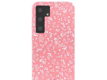 Bubblegum Pink Dreamy Meadow Samsung Galaxy S24 Case Online Hot Sale