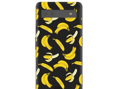 Black Go Bananas Google Pixel 6a Case on Sale