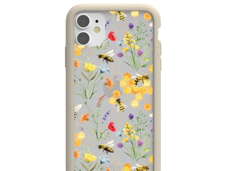 Clear Sweet Bees iPhone 11 Case With London Fog Ridge For Sale