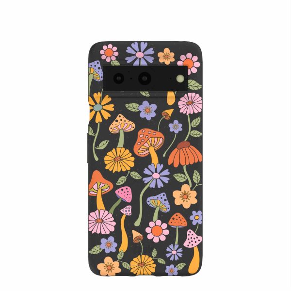 Black Midnight Shrooms Google Pixel 8 Case For Cheap