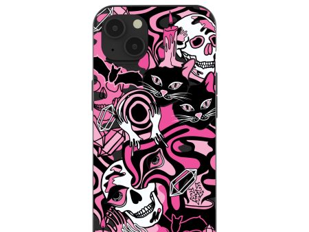 Black Spellbound Ghouls iPhone 13 Case For Discount