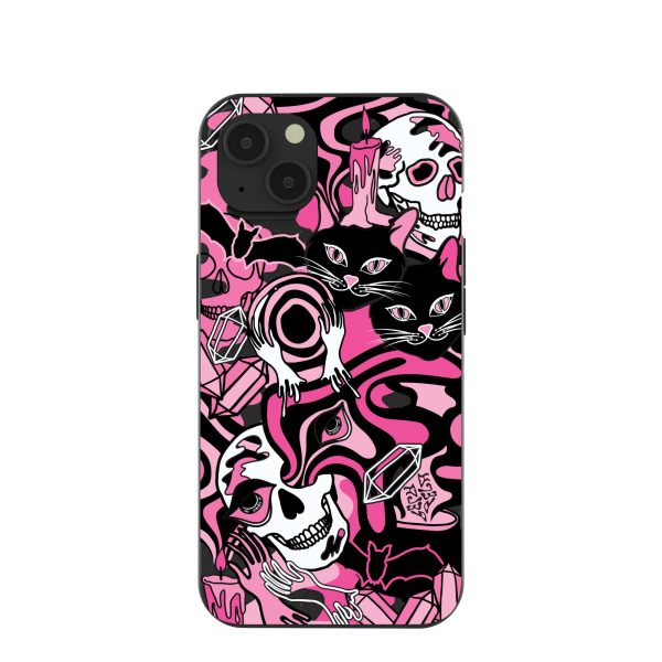 Black Spellbound Ghouls iPhone 13 Case For Discount