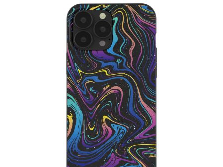 Black Galaxy Swirls iPhone 13 Pro Max Case For Sale