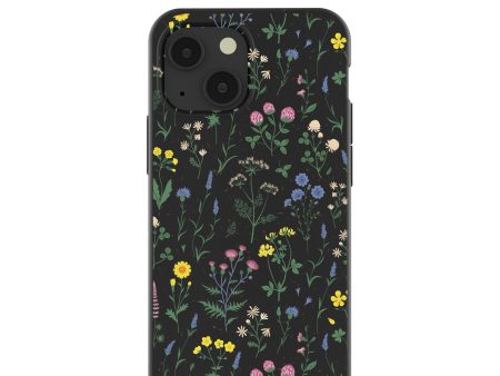 Black Shadow Blooms iPhone 13 Mini Case Online Hot Sale