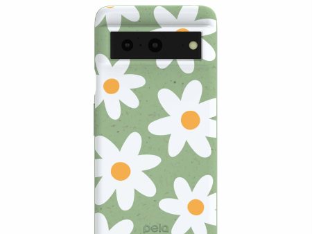 Sage Green Daisy Google Pixel 8 Case Online now