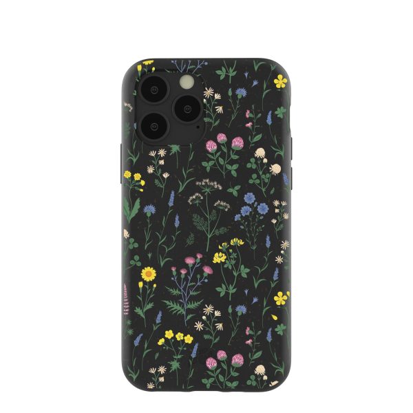 Black Shadow Blooms iPhone 11 Pro Case Sale