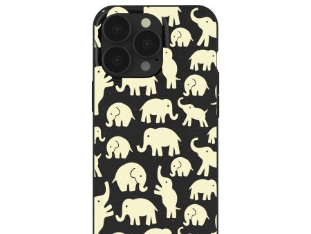 Black Little Elephants iPhone 13 Pro Case Cheap