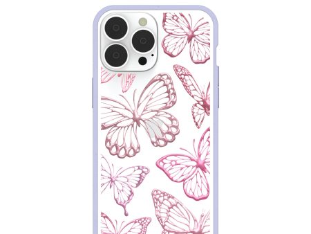 Clear Butterfly Effect iPhone 13 Pro Max Case With Lavender Ridge Sale