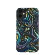 Black Space Waves iPhone 11 Case Cheap