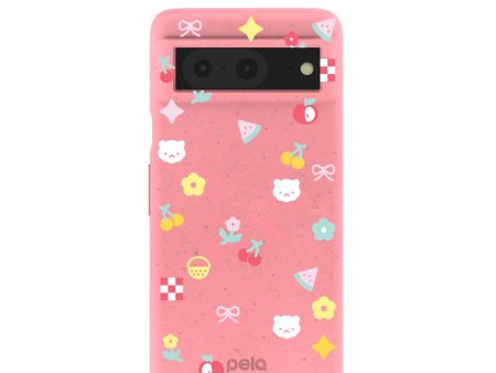 Bubblegum Pink Pretty Picnic Google Pixel 8 Case Sale