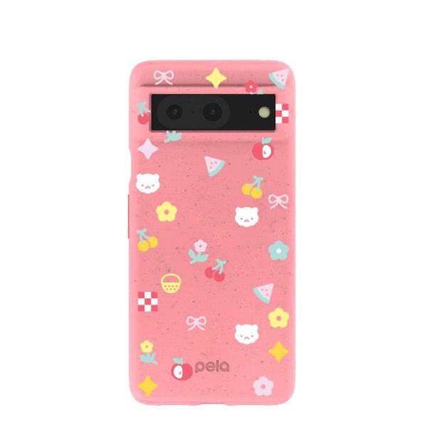 Bubblegum Pink Pretty Picnic Google Pixel 8 Case Sale