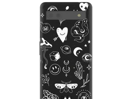 Black Contrast Google Pixel 6a Case Online now