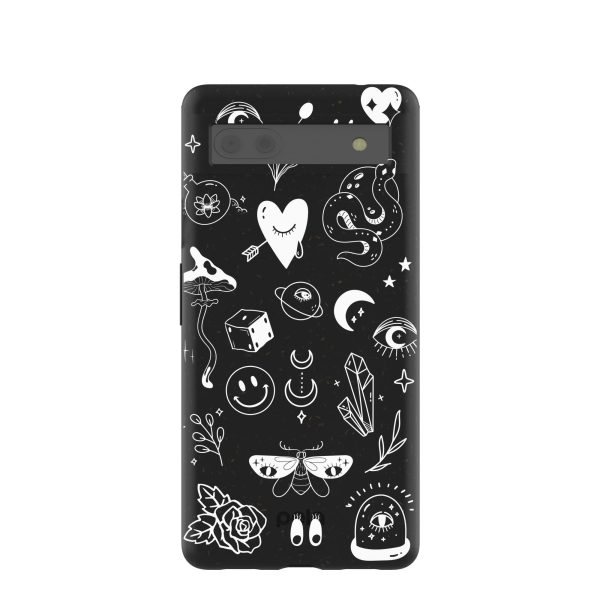 Black Contrast Google Pixel 6a Case Online now