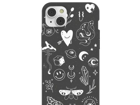 Black Contrast iPhone 14 Plus Case For Discount