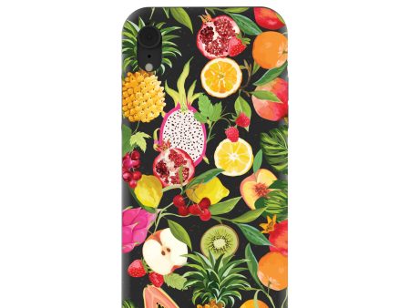 Black Tutti Frutti iPhone XR Case Online Hot Sale