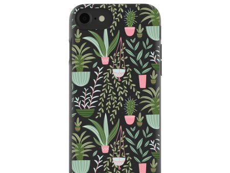 Black Indoor Garden iPhone 6 6s 7 8 SE Case Cheap