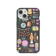 Black Nostalgic Charms iPhone 14 Case Fashion