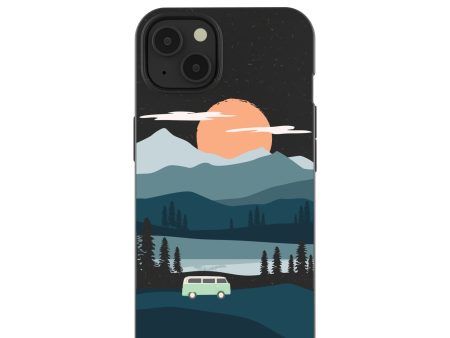 Black Digital Nomad iPhone 13 Case For Sale