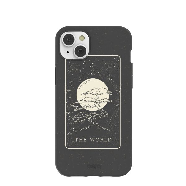 Black The World iPhone 14 Plus Case For Cheap