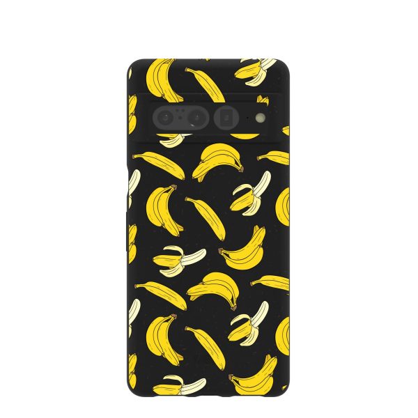 Black Go Bananas Google Pixel 7 Pro Case Hot on Sale