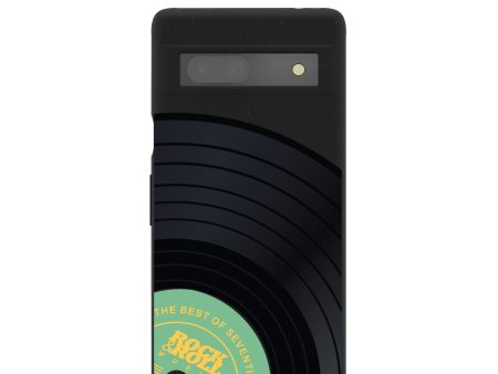 Black Vinyl Vibes Google Pixel 7a Case Sale