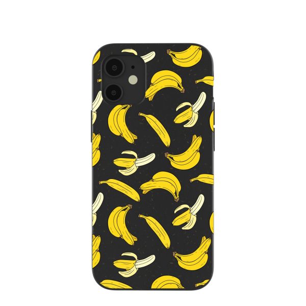 Black Go Bananas iPhone 12 Mini Case Online Sale