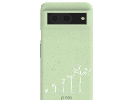 Sage Green Grow and Flourish Google Pixel 8 Case For Cheap