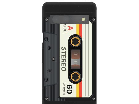 Black Cassette Google Pixel 7a Case For Sale