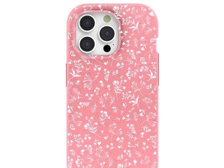 Bubblegum Pink Dreamy Meadow iPhone 15 Pro Case Online