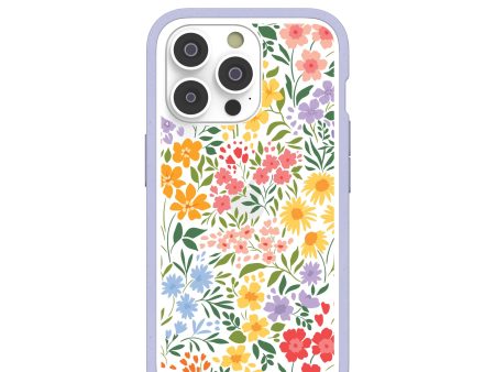 Clear Blooming Wild iPhone 14 Pro Case With Lavender Ridge Supply