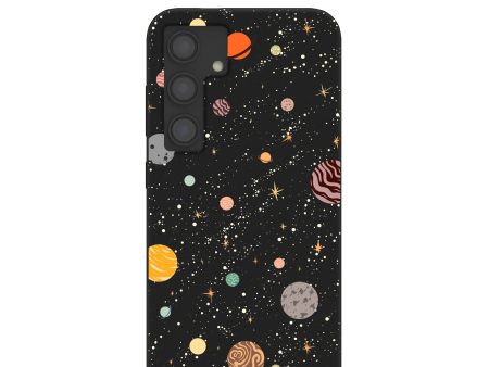 Black Galactic Glow Samsung Galaxy S24 Case Online Sale