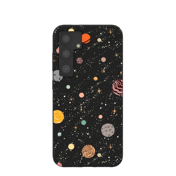 Black Galactic Glow Samsung Galaxy S24 Case Online Sale