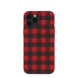 Black Flannel iPhone 12 Pro Max Case Online now