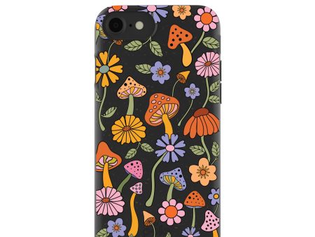 Black Midnight Shrooms iPhone 6 6s 7 8 SE Case Online Sale