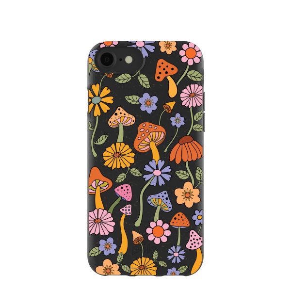 Black Midnight Shrooms iPhone 6 6s 7 8 SE Case Online Sale