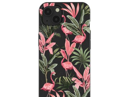 Black Flamingo Party iPhone 13 Case For Cheap