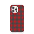 Black Flannel iPhone 14 Pro Case Cheap