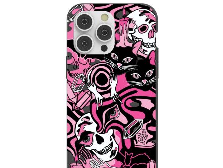 Black Spellbound Ghouls iPhone 14 Pro Max Case For Discount