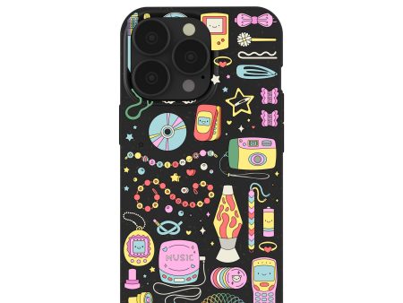 Black Nostalgic Charms iPhone 13 Pro Case Discount