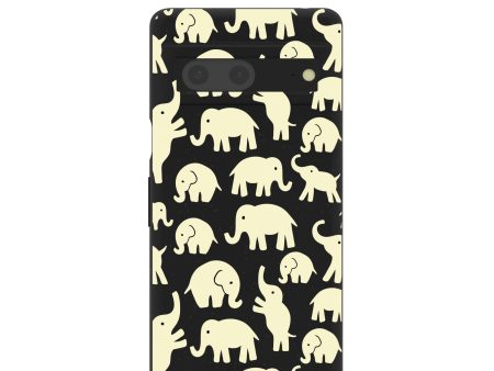 Black Little Elephants Google Pixel 7 Case For Discount