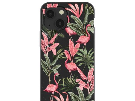 Black Flamingo Party iPhone 13 Mini Case Online