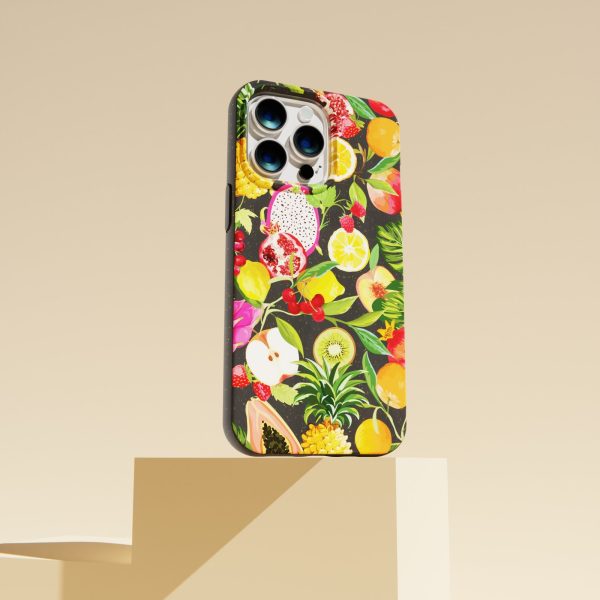 Black Tutti Frutti iPhone 11 Case Hot on Sale