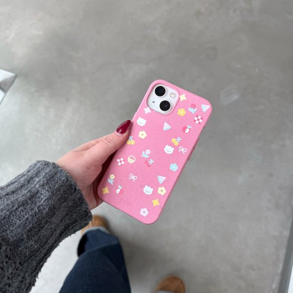 Bubblegum Pink Pretty Picnic iPhone 14 Pro Max Case Online now