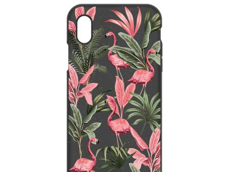 Black Flamingo Party iPhone XR Case Online Sale