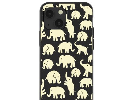 Black Little Elephants iPhone 13 Mini Case Online