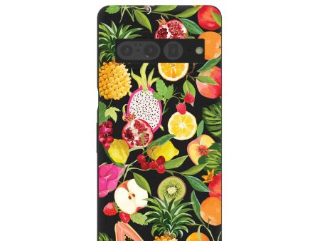 Black Tutti Frutti Google Pixel 7 Pro Case For Sale